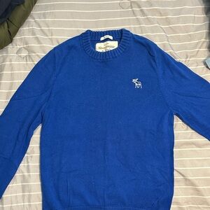 Abercrombie & Fitch Royal Blue Crewneck Sweater